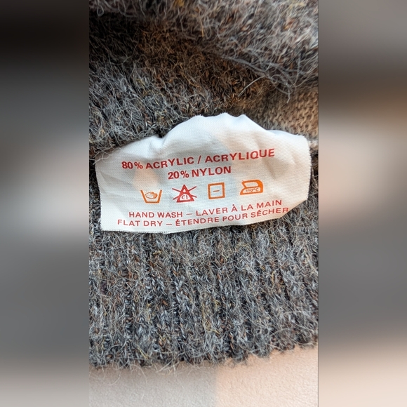 Vintage Elegant Women's Sweater Striped 80s 90s Dolman Sleeve Size S - Picture 14 of 16